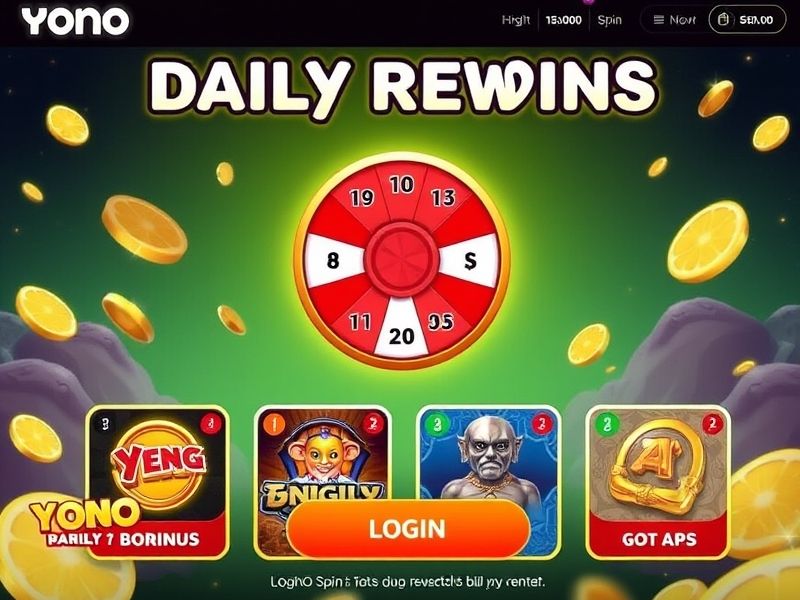Yono Spin Game brings you fun daily spins with a chance to win real rewards and bonuses.